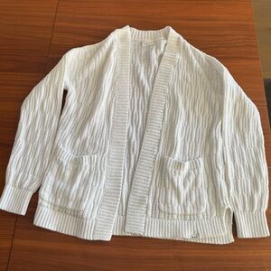 Abercrombie Girls White Knit Sweater